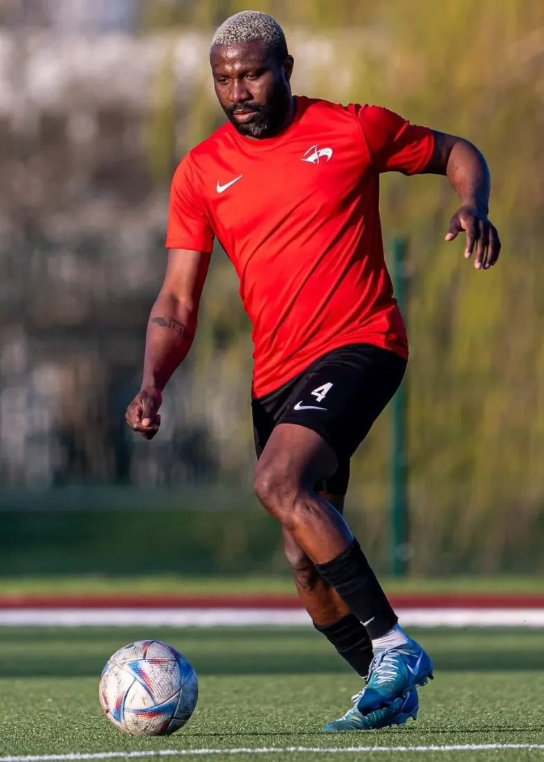 Josiah Obafemi Joshua playing for FC Viltis Vilnius